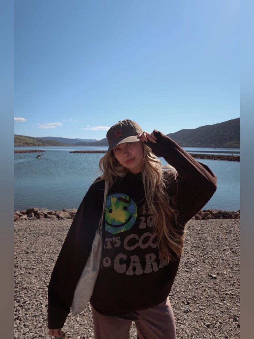 Lonely Ghost It’s Cool To Care Hoodie